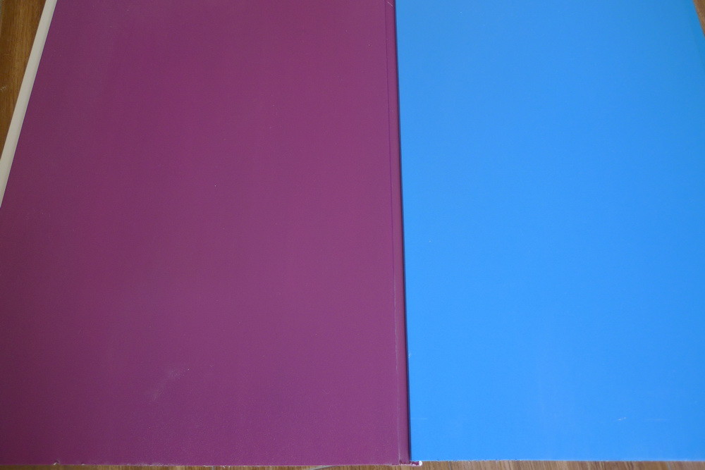 Solid Color Decorative Laminate Wall Panel , PVC Decorative Interior Wall Paneling